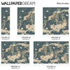 Oriental Toile Wall mural