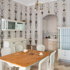 Carta da parati Boiserie Grotesque - cucina