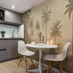 Carta da parati Spiaggia tropicale - sala da pranzo, cucina