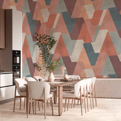 Carta da parati Cretto colorato - sala da pranzo, cucina