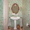 Carta da parati Sempreverde di Morris - bagno, box doccia
