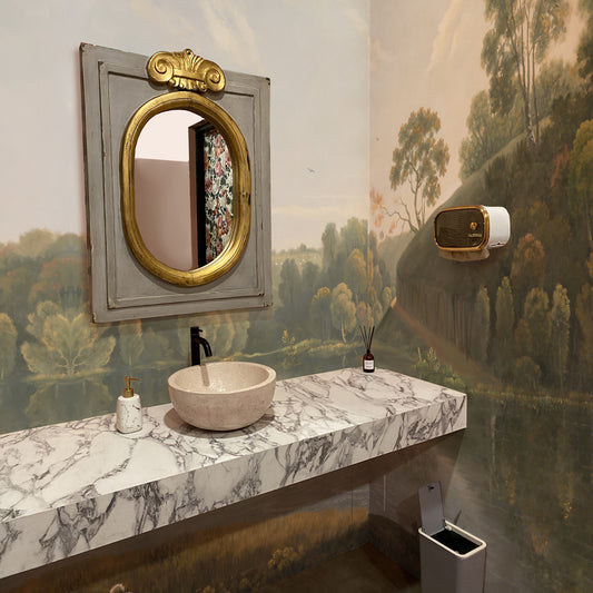 Carta da parati Vista sul lago - bagno