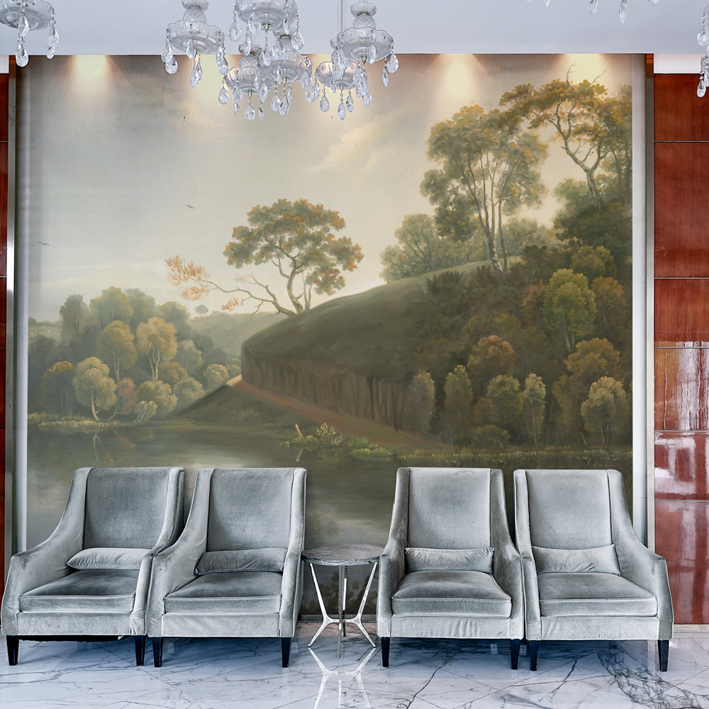 Carta da parati Vista sul lago - hotel, esercizi commerciali