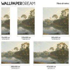 Carta da parati Vista sul lago