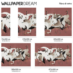 Carta da parati Gru del Sol levante