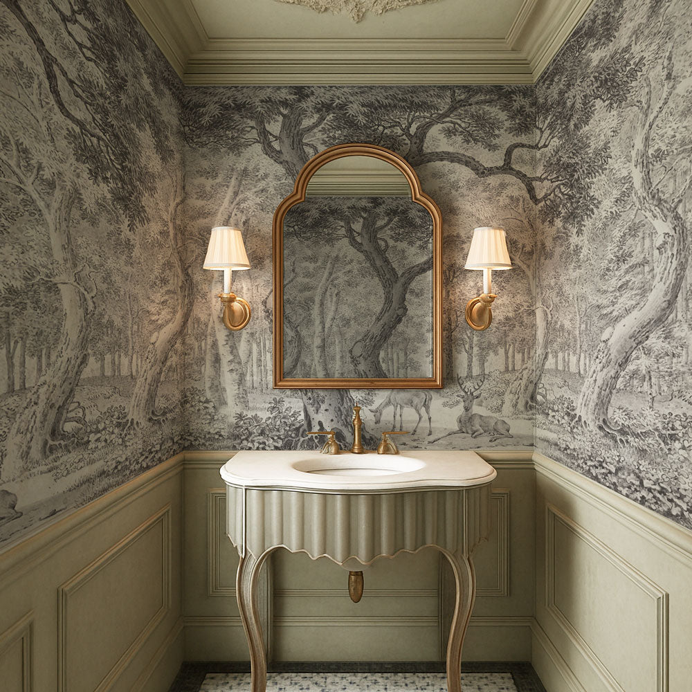 Carta da parati Sinfonia silvestre - bagno