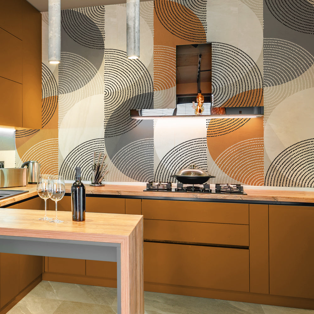 Carta da parati Mezzelune - cucina