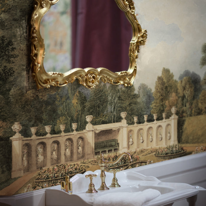 Carta da parati Giardino italiano - bagno