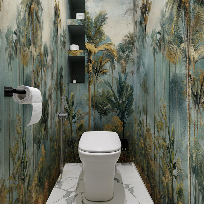 Carta da parati Paradiso selvaggio - bagno