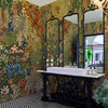 Carta da parati Arazzo tropicale - bagno