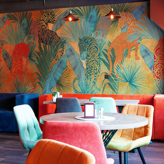 Carta da parati Luxury Tropic POP - locali pubblici