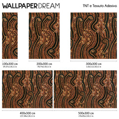 Golden Pattern Wallmural