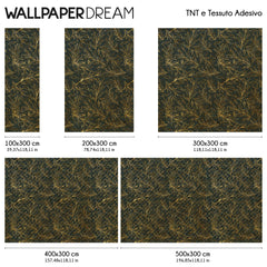 Golden Leaves Wallmural
