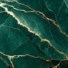 Malachite wall mural