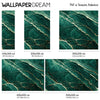 Malachite wall mural