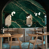 Carta da parati Malachite - locali pubblici, esercizi commerciali