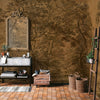 Carta da parati Selva bronzea - bagno