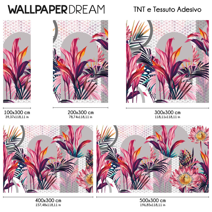 Carta da parati Eleganza Floreale dimensioni TNT