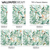 Carta da parati Tropical mint - dimensioni TNT