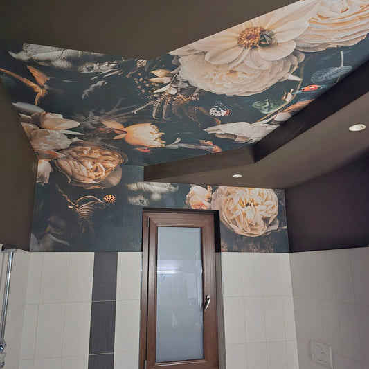 Carta da parati Rose - soffitto
