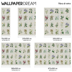 Carta da parati Tavole botaniche