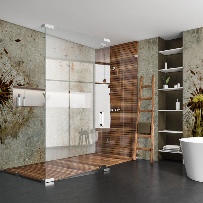 Carta da parati Soffione - bagno, box doccia