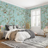 Carta da parati Shabby Spring - camera da letto