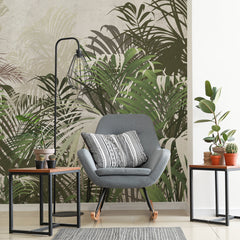 Carta da parati Foresta tropicale soggiorno 2