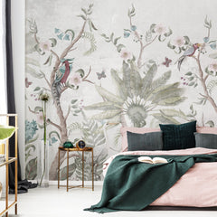 Tropische Vögel Fototapete