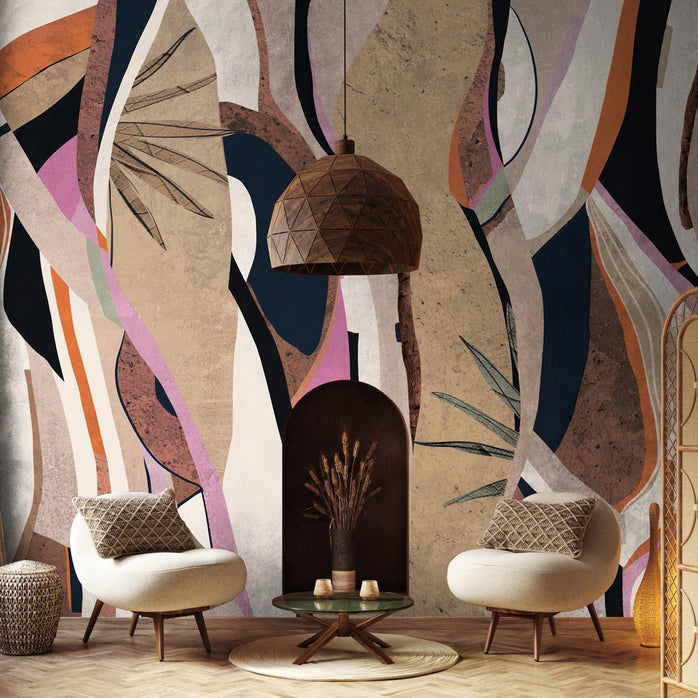 Carta da parati Natura astratta soggiorno 3