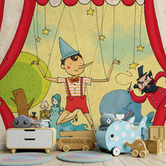 Carta da parati Pinocchio per bambini 2
