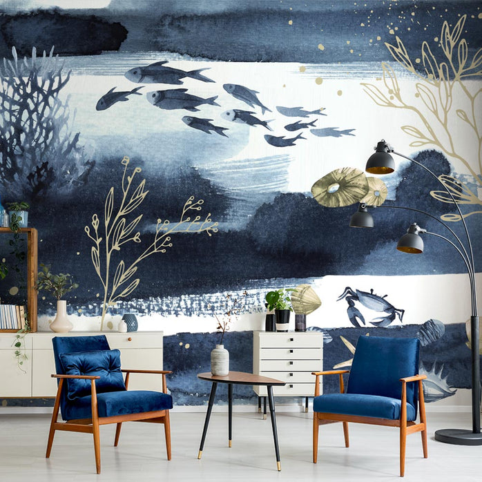 Carta da parati Zaffiro - soggiorno