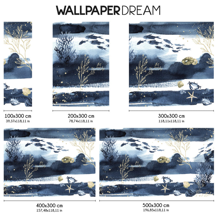 Carta da parati Zaffiro - dimensioni TNT