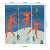 Carta da parati Matisse - dimensioni TNT