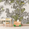 Carta da parati Elegant Jungle per bambini 2