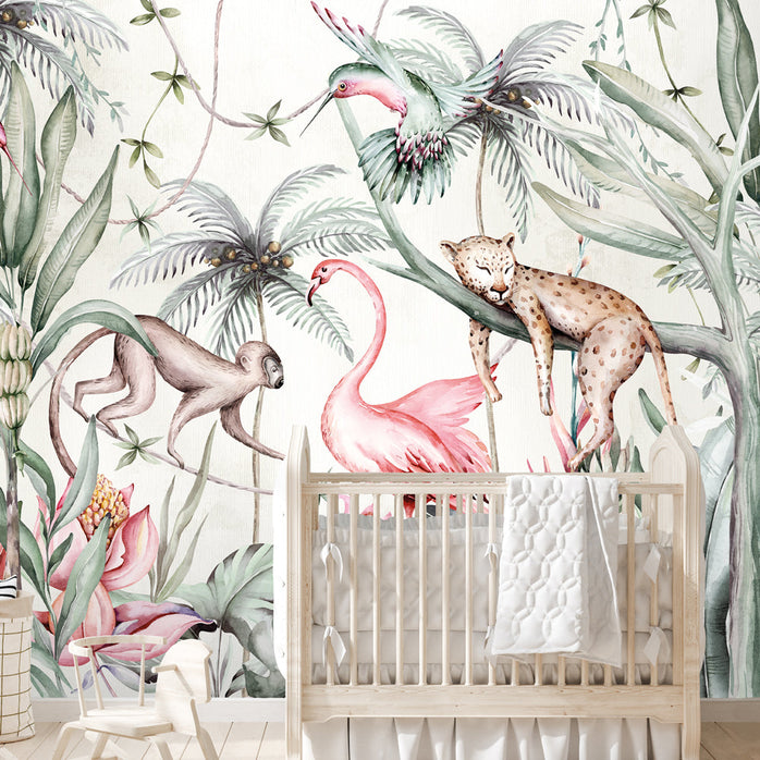 Carta da parati Paradiso tropicale per bambini 2