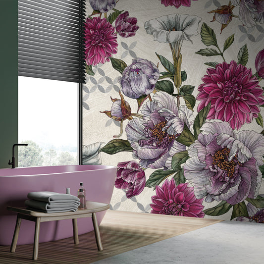 Wall Mural Bouquet of flowers