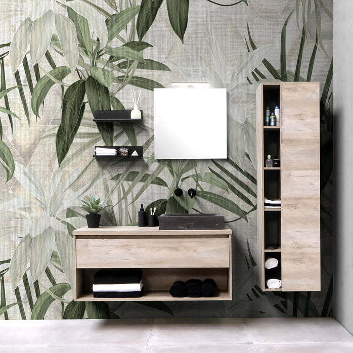 Carta da parati Leaves bagno 2