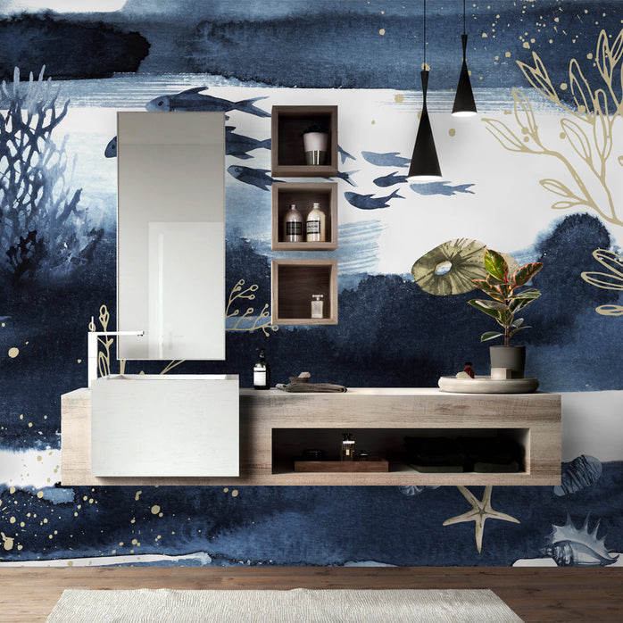 Carta da parati Zaffiro bagno 2