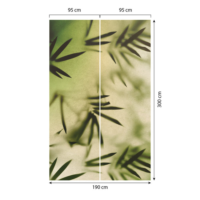 Carta da parati in Fibra di Vetro Bamboo dimensioni 2