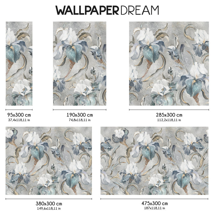 Carta da parati Iris dimensioni