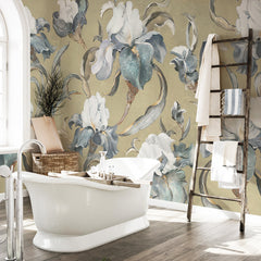 Carta da parati Iris bagno 2