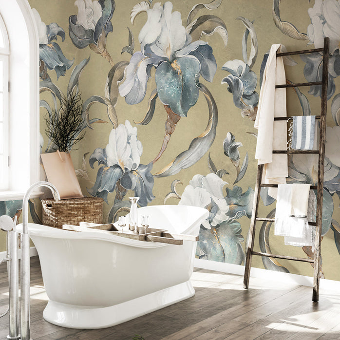 Carta da parati Iris bagno 2