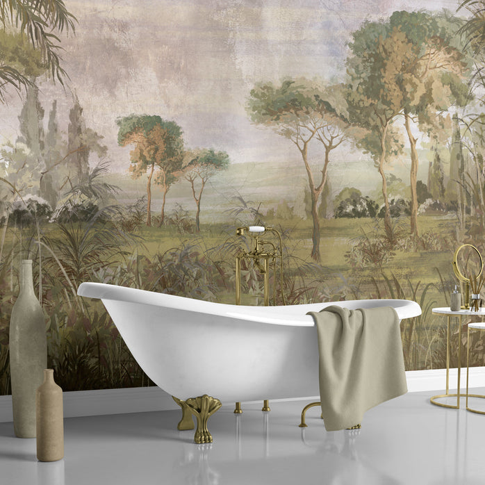 Carta da parati Toscana Garden bagno 3